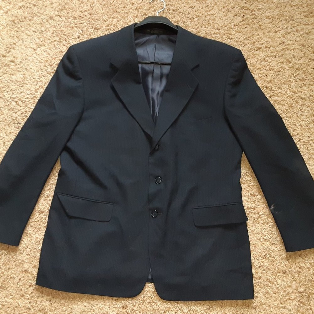 Darkish Blue/Black Suit Jacket, 44